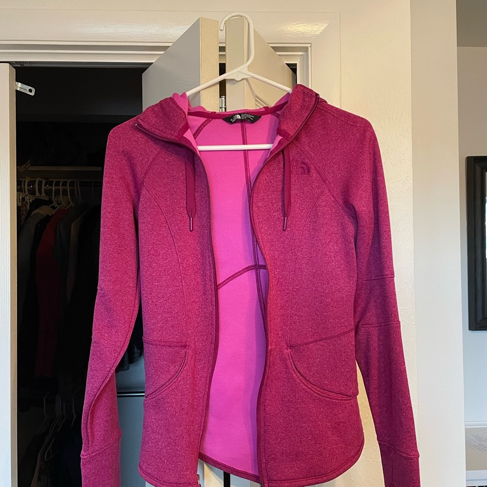 The North Face Women's Pink Hoodie Jacket